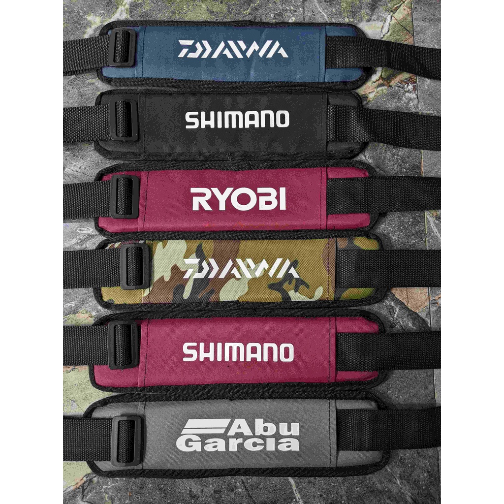 Rod Belt Selempang Sabuk Tali Pengikat Bahu Joran Sablon Shimano