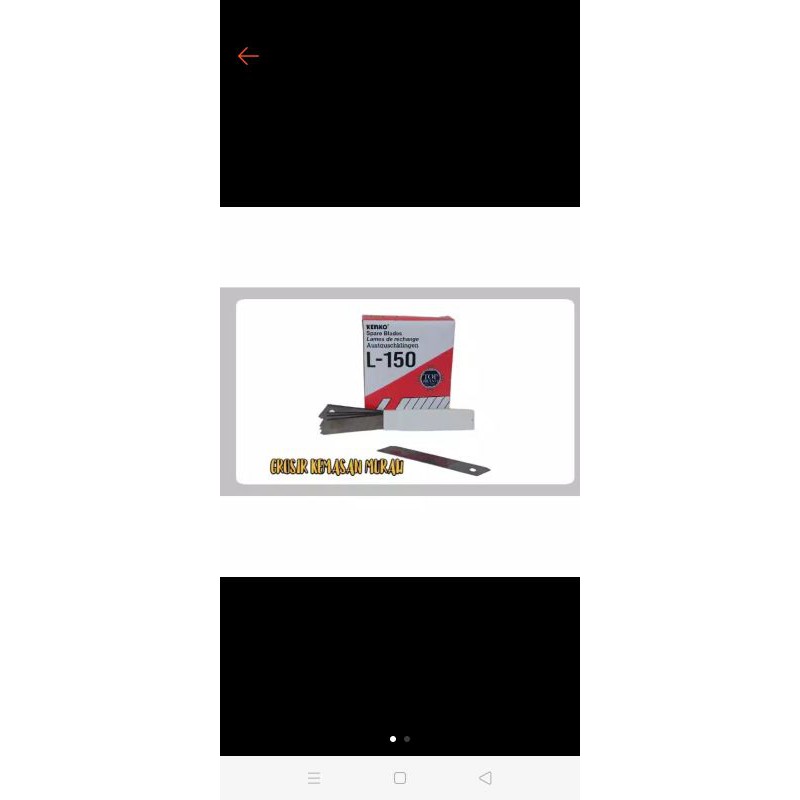 

isi cutter kenko besar ukuran L-150(1 tube)5 pack