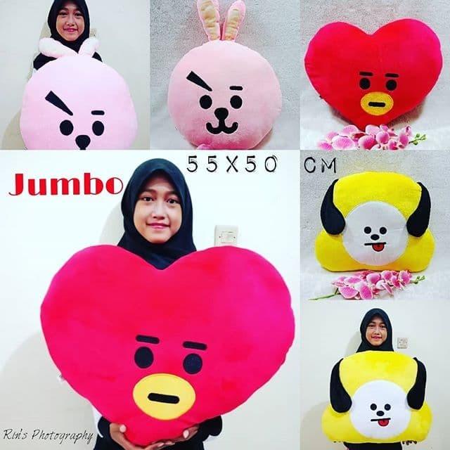 Bantal BTS BT21 Cooky Chimmy Tata Jumbo