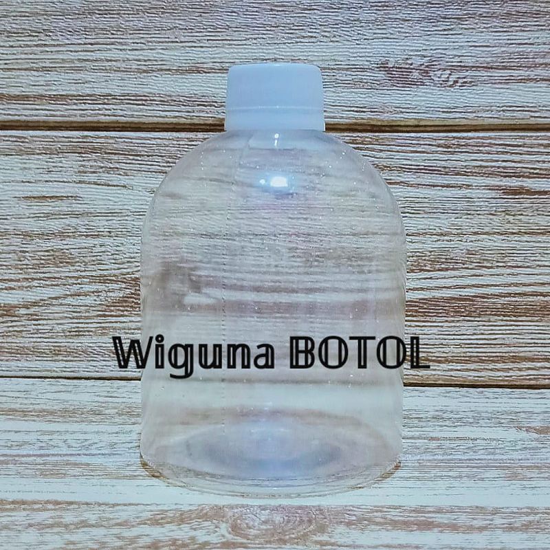 Botol Oval 500ml Tutup Ulir / Botol PET 500ml Oval Tutup Ulir Plastik