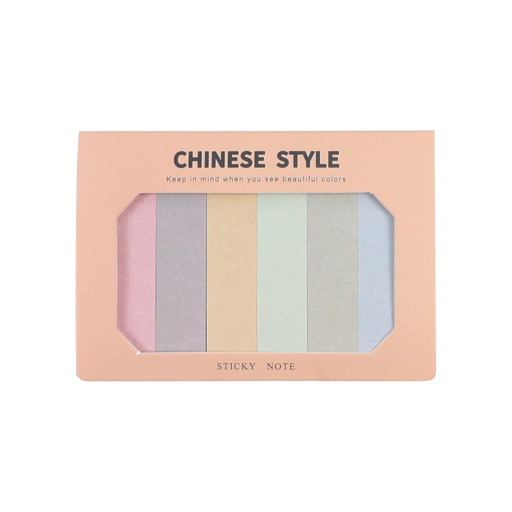 MaiMao. 120 Sheets Morandi Label Sticky Note INS Style Sticky Index Note Paper-D
