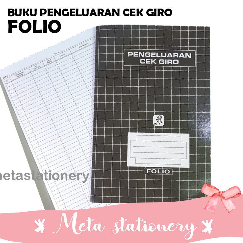 

Buku Pengeluaran Cek & Giro Folio
