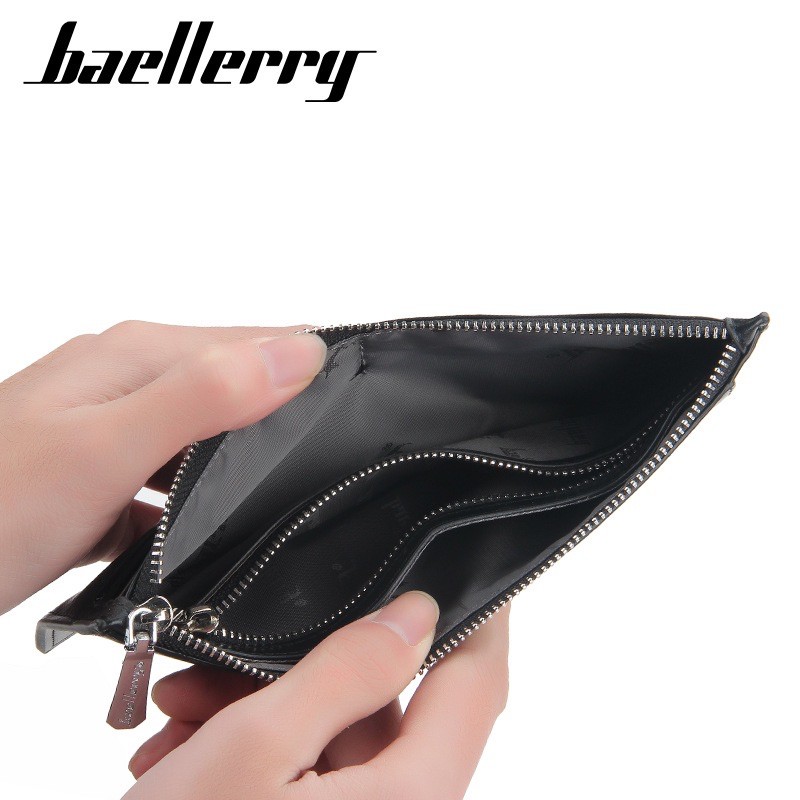 Dompet Kulit Pria Wanita ada Slot HP Dompet Panjang Baellerry C2350