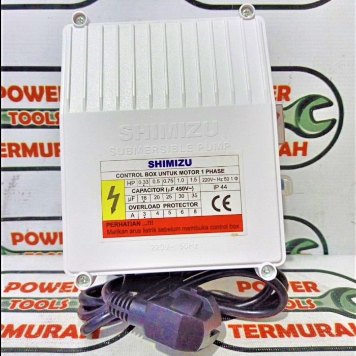 Control Box SHIMIZU SPG20-311K 0.33 HP Submersible Pompa Celup 3" 1/3