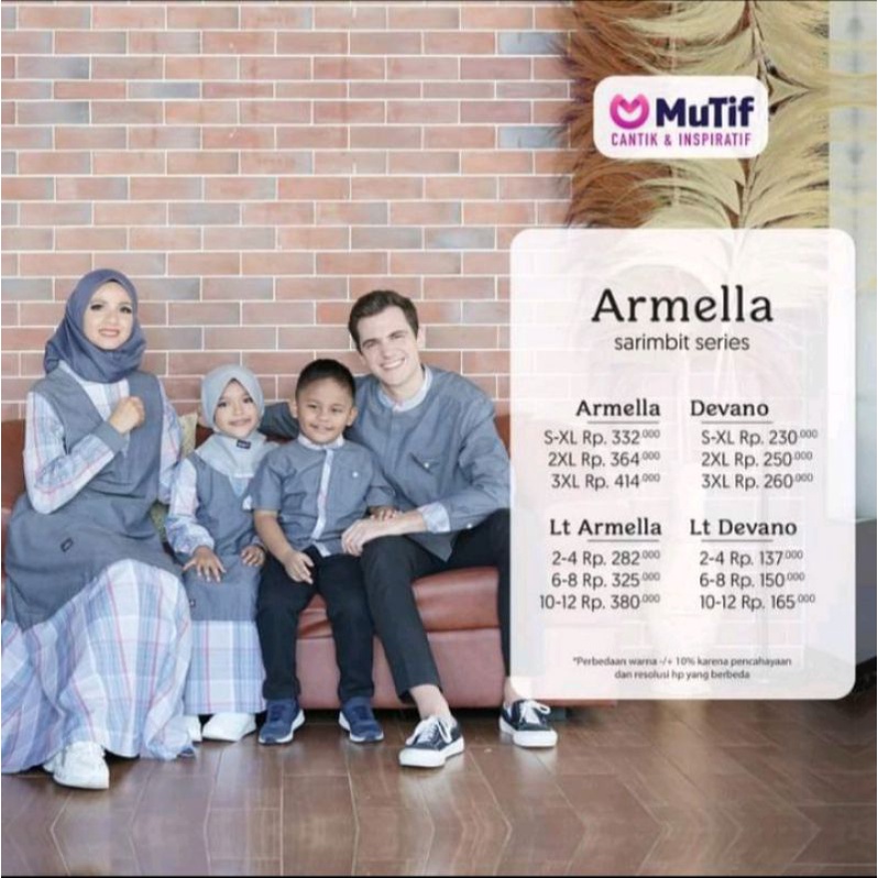 READY SARIMBIT MUTIF ARMELLA DAN DEVANO FOLKSTONE GREY