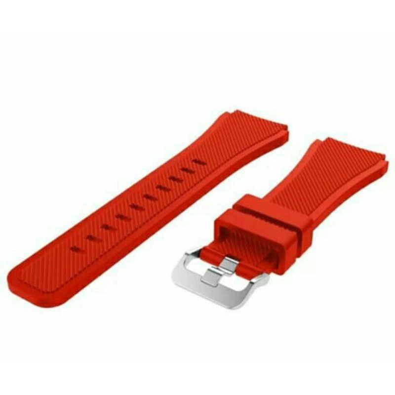 STRAP TALI JAM TANGAN SAMSUNG GEAR S3 FRONTIER CLASSIC TALI JAM TANGAN MERAH