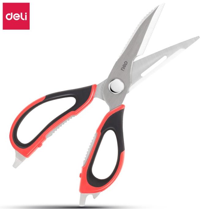 

Deli Kitchen Scissors/Gunting Dapur Multifungsi 225mm PisauTajam 77770 TERLAKU