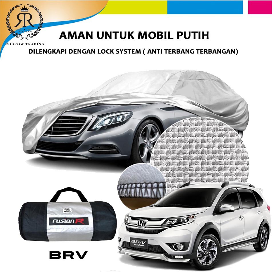 Cover Mobil Putih BRV / Sarung Mobil Putih BRV / Body Cover Mobil Putih BRV