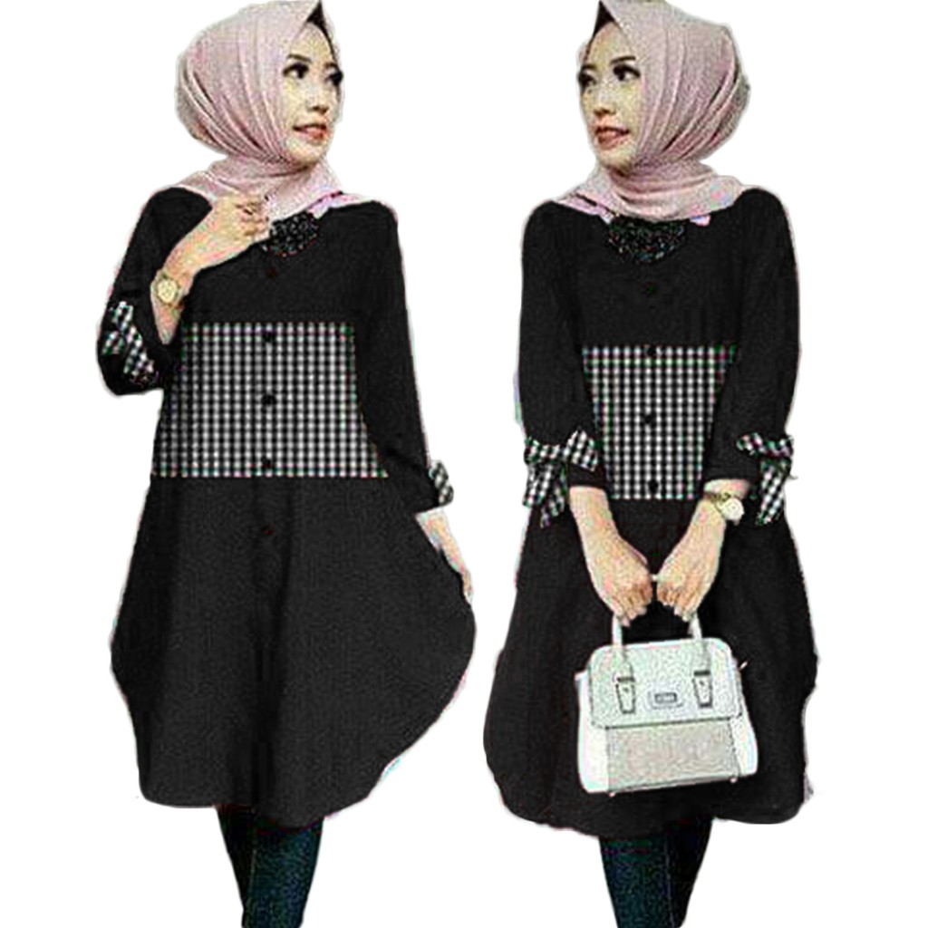  Baju Atasan Tunik Wanita Baju Muslim Zoya Shopee Indonesia