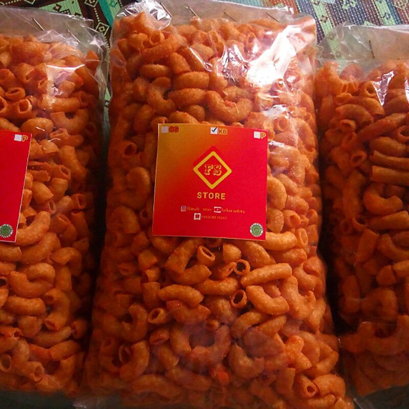 

Makaroni Bantet Kiloan Murah Lezat Rasa Keju Balado - FS STORE