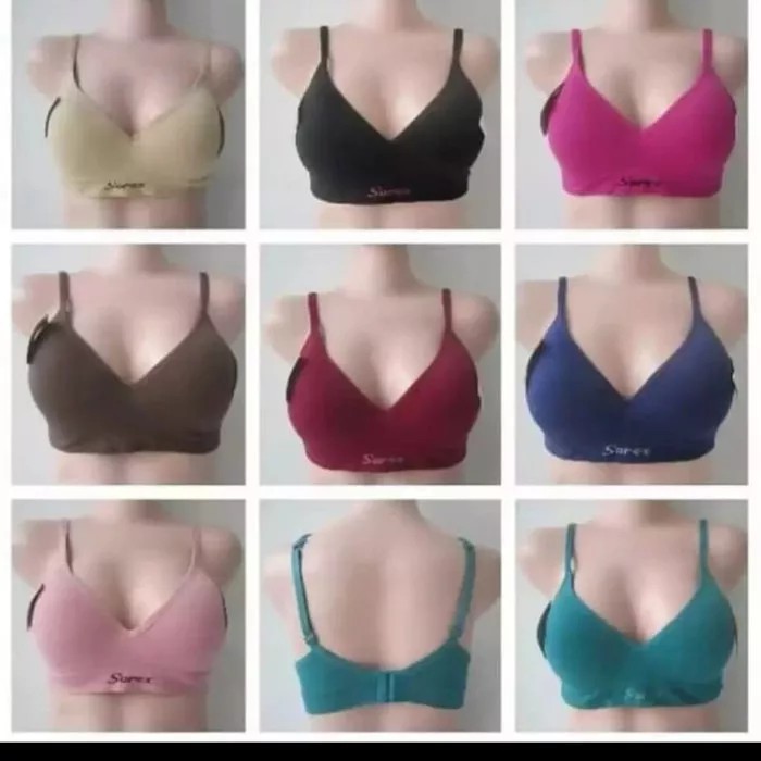 bh / bra casual sorex 65001 tanpa kawat uk 34 36 38 40