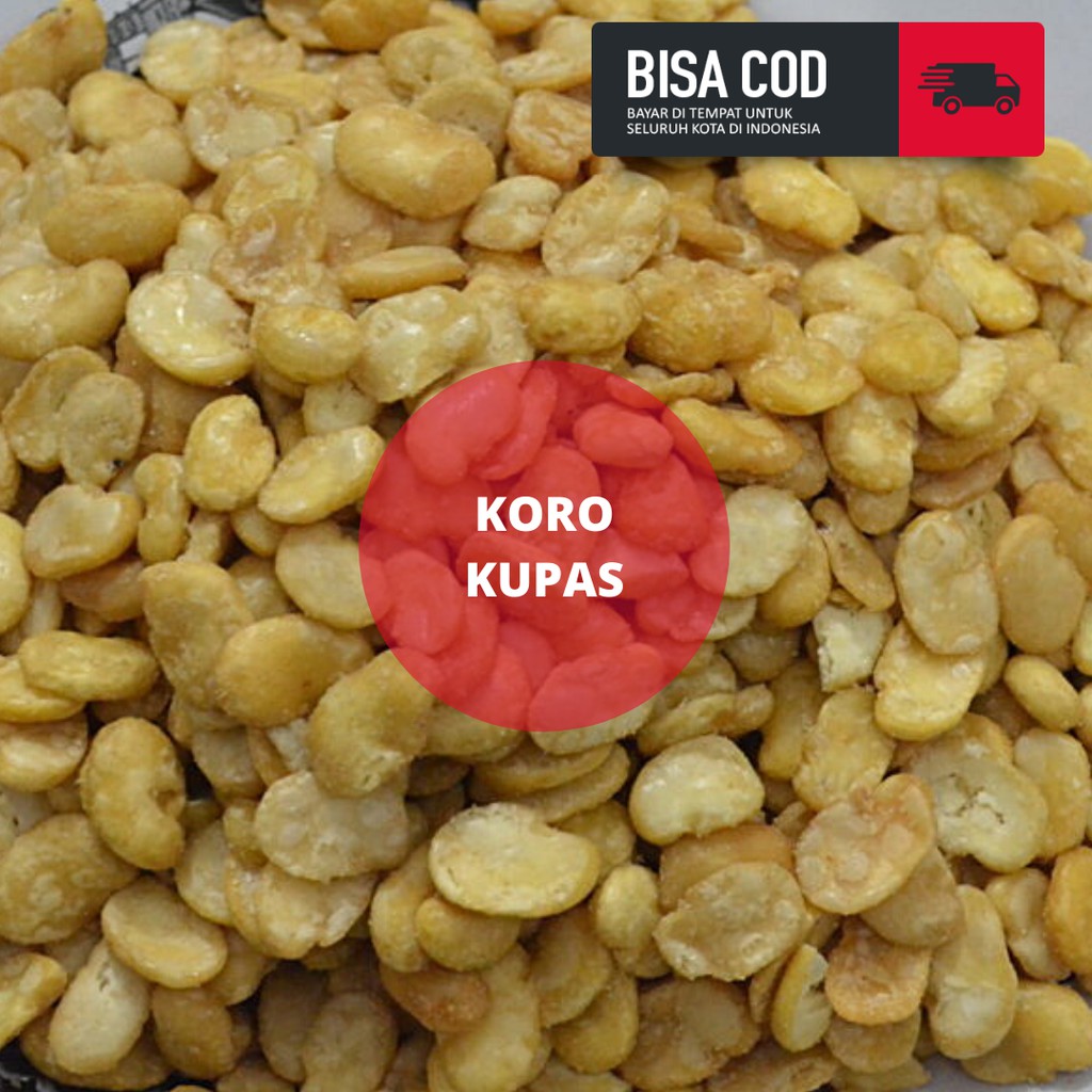 

KACANG KORO KUPAS ASIN DAN GURIH/SNACK JAJANAN BERAT BERSIH 250GR BISA KILOAN