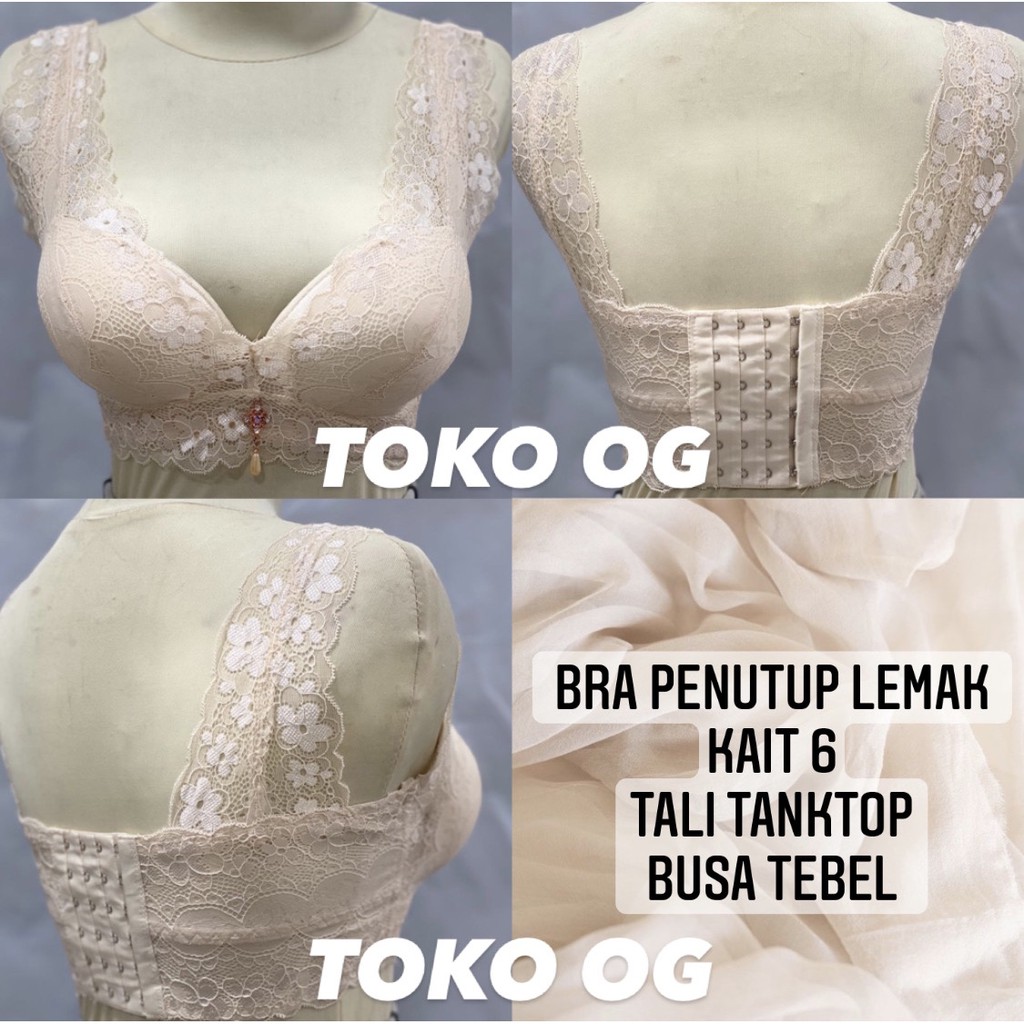 BRA PENUTUP LEMAK PUSH UP BH KAIT 6 KAWAT BESTSELLER BRUKAT RENDA SEKSI