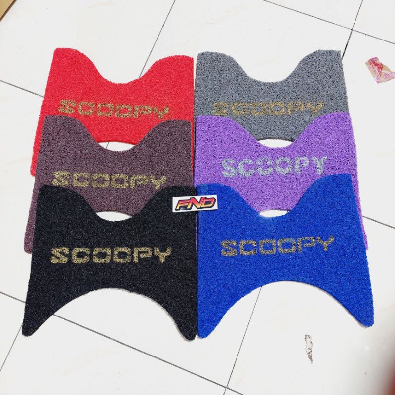 Keset Scoopy - Karpet Scoopy - Alas Kaki Scoopy - Karpet Motor Scoopy - Pijakan Kaki