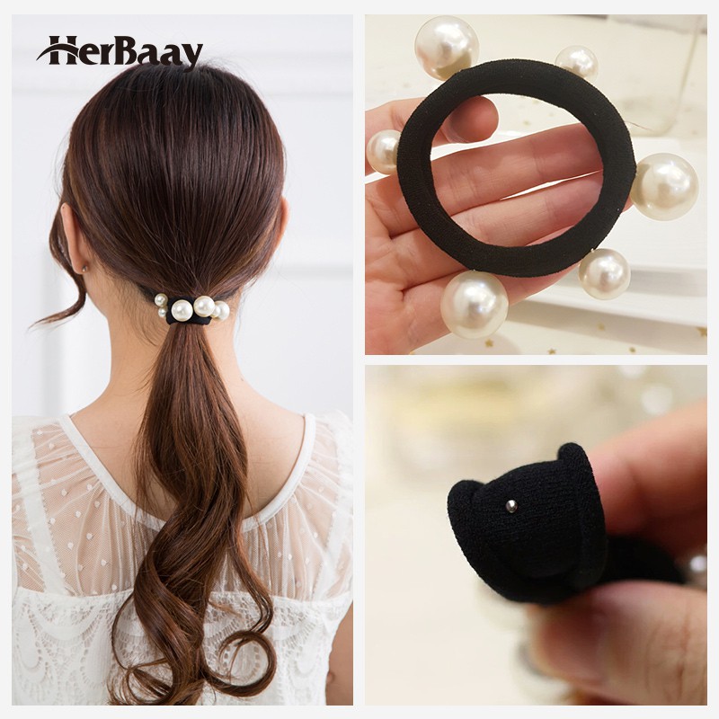 

Herbaay (BISA COD) Mutiara Korea Ikat Rambut Simple Bahan Karet Gaya Korea Untuk Wanita