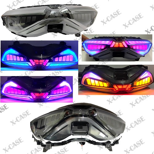 Lampu Stop Nmax New Led 3 in 1 Sen Running XCase Lampu Belakang Nmax 2020