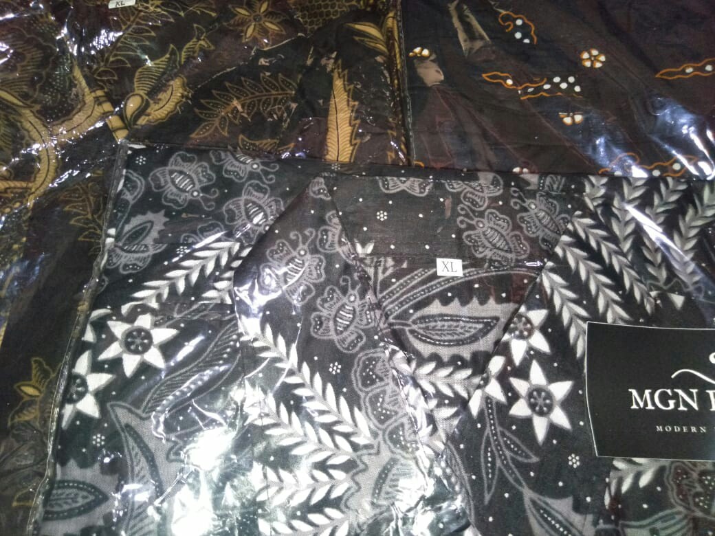 Batik Couple Tunik Zipper Kemeja High Quality
