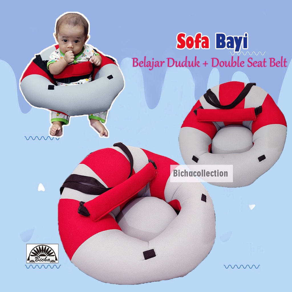 Sofa Bayi | Dudukan Bayi | Tempat Belajar Duduk Bayi Anak Sofa belajar duduk Kursi Belajar duduk