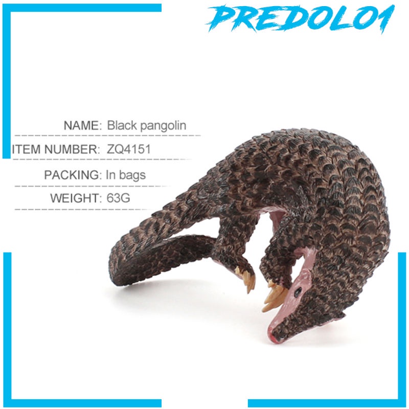 (Predolo1) Mainan Action Figure Pangolin Untuk Hadiah Anak 3 Tahun