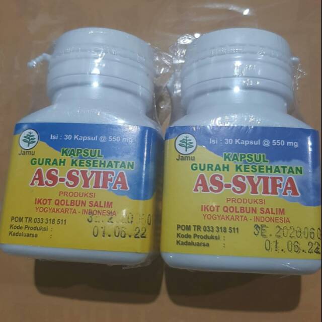 

As Syifa Kapsul Gurah Kesehatan Herbal Batuk Asma