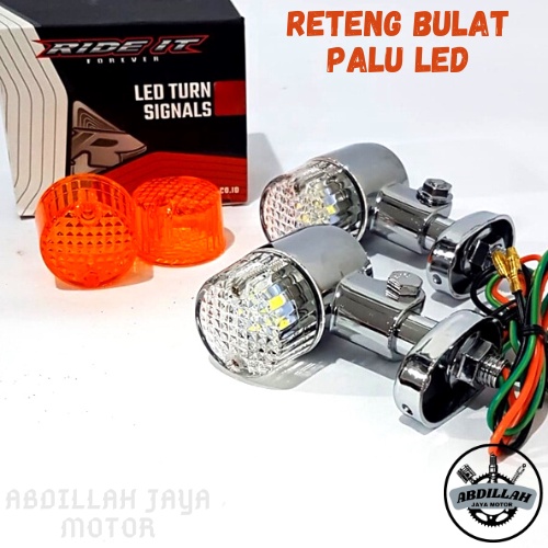 Lampu Sein Bulat Palu Ride It Led Lampu Reteng Sen Riting Leting Cb Palu Bulat Ride It Led