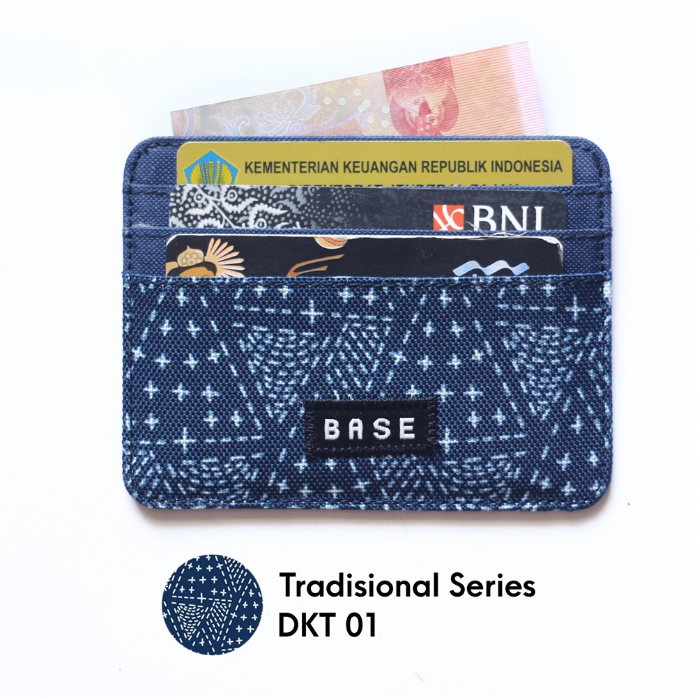 Card Holder 6 Slot Kartu + 1 Slot Uang Dompet Kartu Slim- BDKS01