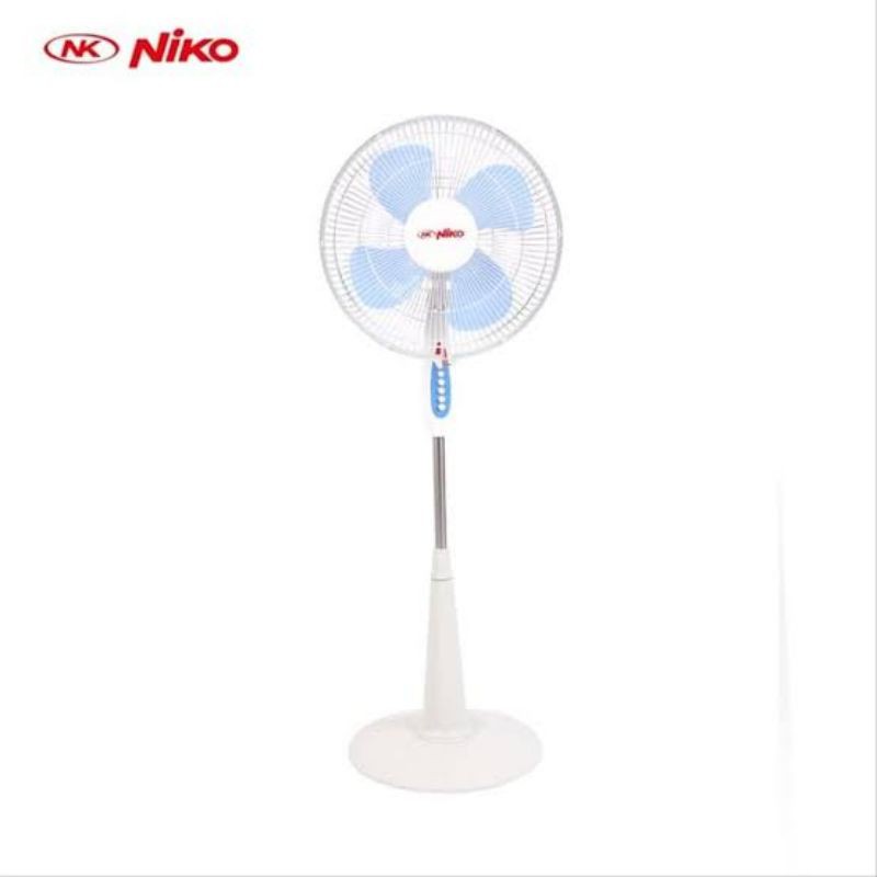 Niko Kipas Angin Berdiri 16&quot; / Stand Fan 16 Inch Kaki Bulat NK-16NLR