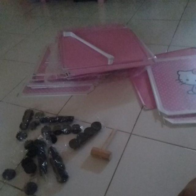 6kg Lemari Rak Gantung Portable 8 Pintu 2x4 Serbaguna Karakter Doraemon Hello Kitty