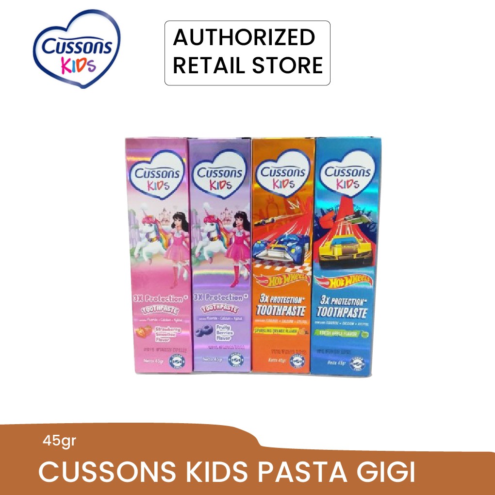 ORIGINAL Cussons Kids Toothpaste 45gr Odol Cussons / Pasta Gigi Cusson / Pasta Gigi Anak /odol anak