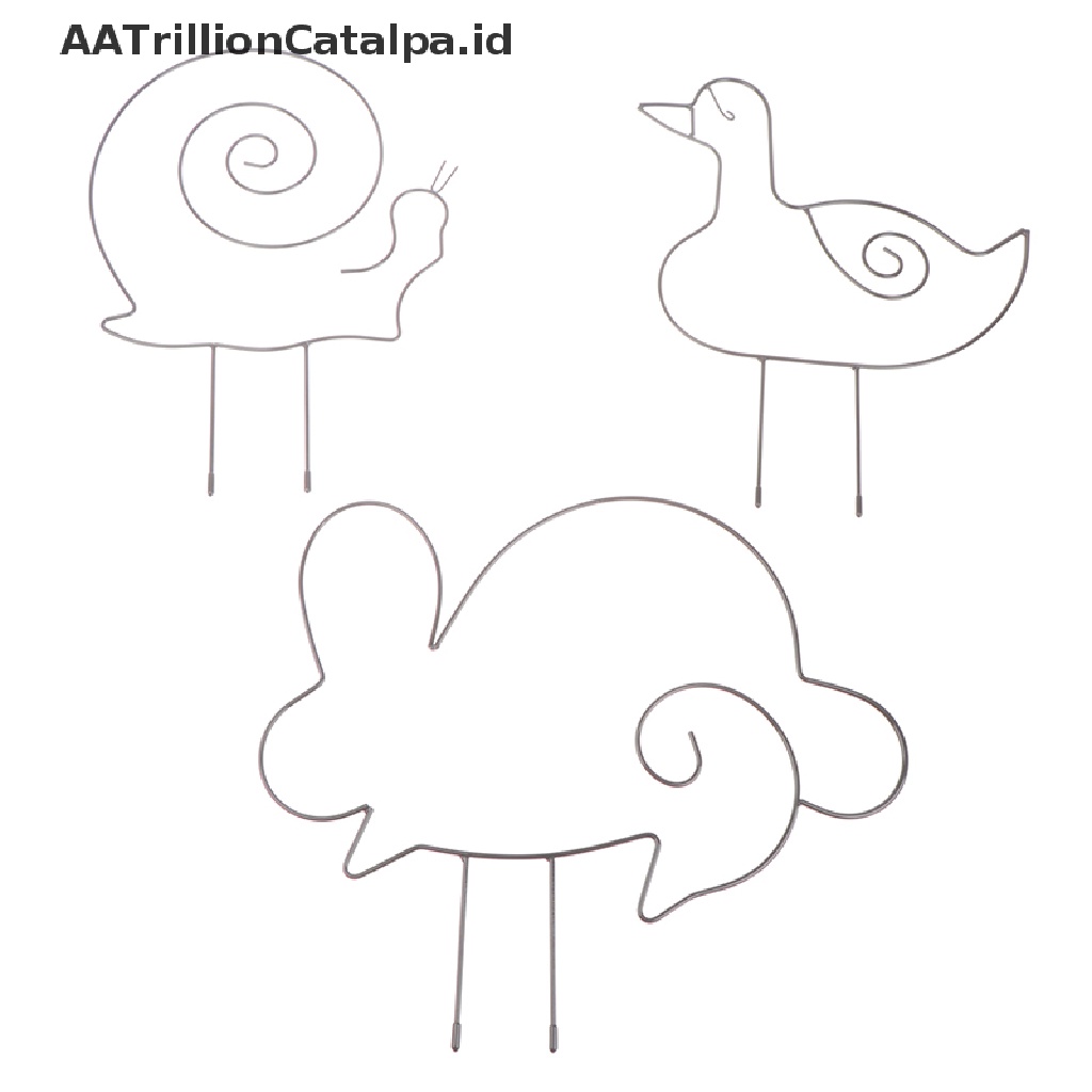 Aatrillioncatalpa 1Pc Frame Penyangga Tanaman Rambat Bahan Besi