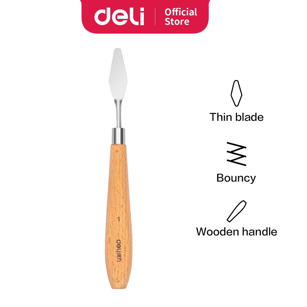 

Deli Palette Knife Mixing / Pisau Spatula Lukis Untuk Mencampur Warna 73902