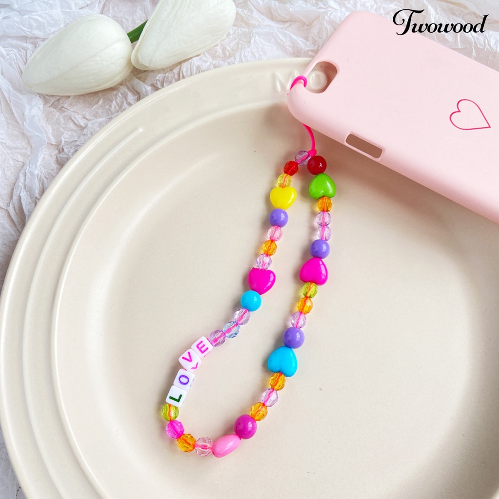 Twowood Tali Lanyard Handphone Handmade Anti Hilang Warna-Warni