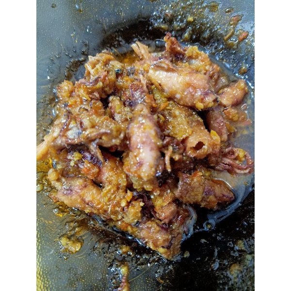 

sambal cumi jeletot Mak Rin, sambal pedas nampol