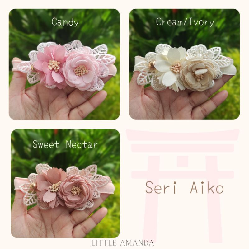 Aiko Series Headband Bunga Premium