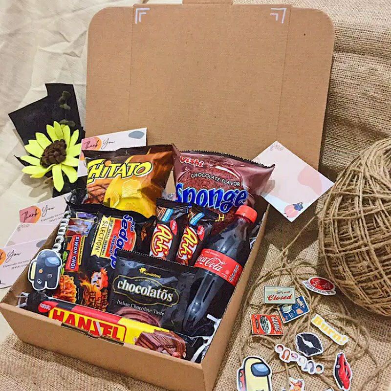 

Paket Birthday color/ snackbox/ snack box / hampers / snack box black edition / paket anniversary