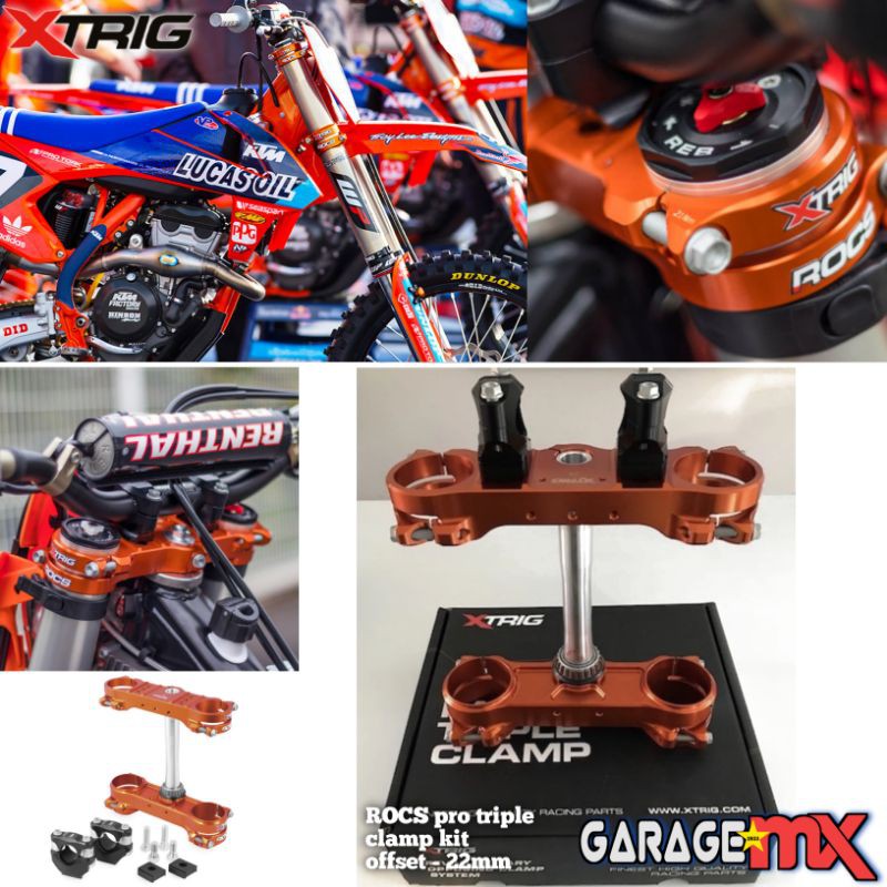 XTRIG TRIPLE CLAMP KTM .SEGI TIGA KTM XTRIG . TRIPLE CLAMP KTM