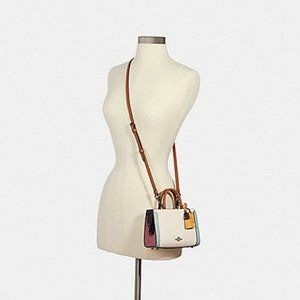 Tas Coach 1426 Micro Zoe Crossbody Colorblock Handbag Women Shoulder