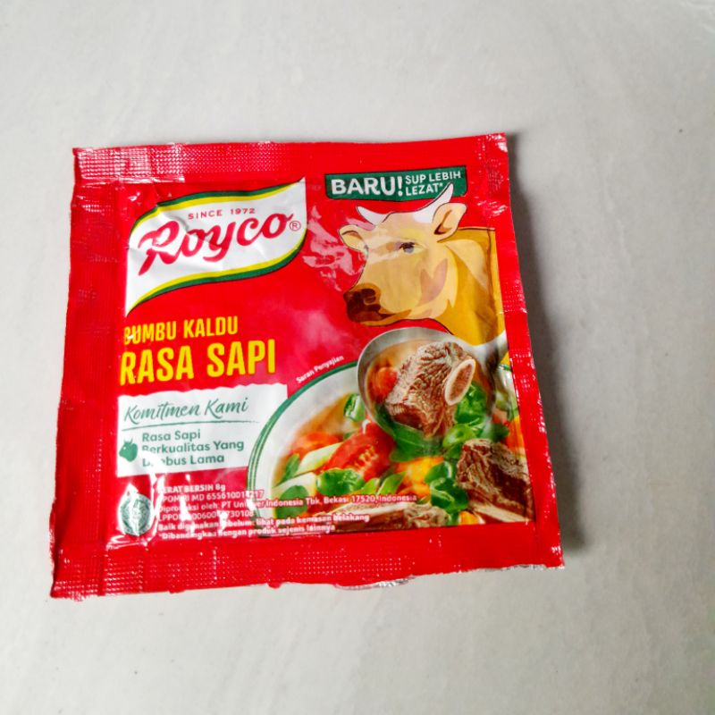 Bumbu Kaldu Masako l Royco 1renceng 12 Sachet