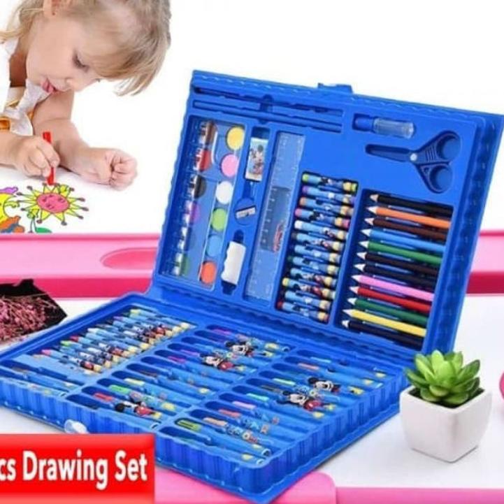 

[PROMO AKQ47] MM - crayon art set 150 PCS in 1 Art Set Pensil Warna Crayon Full Set Alat Lukis Gulali Books Pencil Menggambar Warna Warni Harga Murah