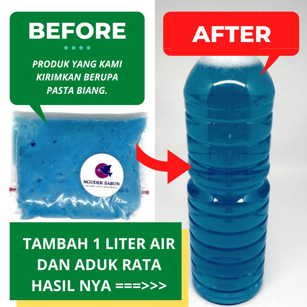 Deterjen Cair 1L - BIANG SABUN 1 Liter - Refill - DIY