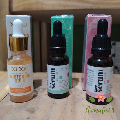 XI XIU FACE SERUM ANTI ACNE/ WHITENING GOLD/xiuxiu VITAMIN C/SERUM WAJAH ANTI JERAWAT/SERUM KOMEDO/M