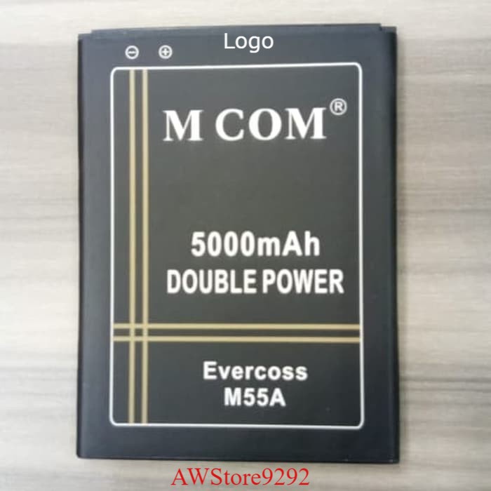 Mcom Battery Batre Baterai Double Power Mcom Evercoss M55A