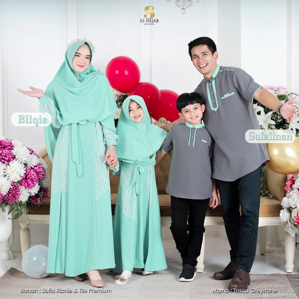 GIRL - Sarimbit Bilqis Sulaiman SS Hijab (READY STOCK)