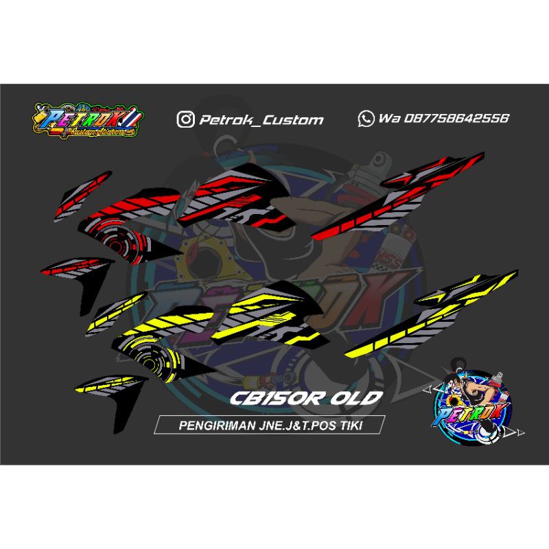 Striping Variasi Cb150r Old Sticker Variasi Motor