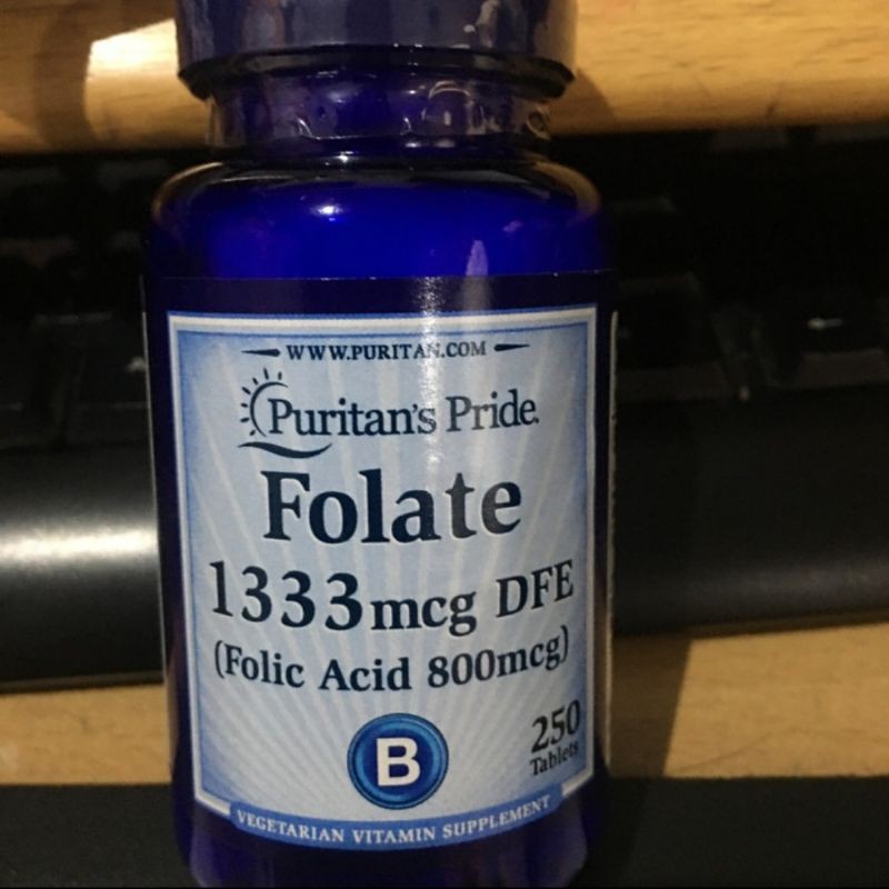 Jual Folic Acid 800 mcg 250 Tablet - Puritan's | Shopee Indonesia