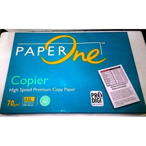 

Best Product!!! Kertas Foto Copy A3 70Gr Paper One ( 1 Rim 500Lbr ) - Paling Dicari