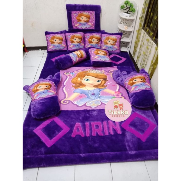 KARPET BULU SURPET RASFUR SOFIA 150X200CM KASUR KARAKTER SOFIA KARPET RASFUR SOFIA KASUR BUSA RASFUR