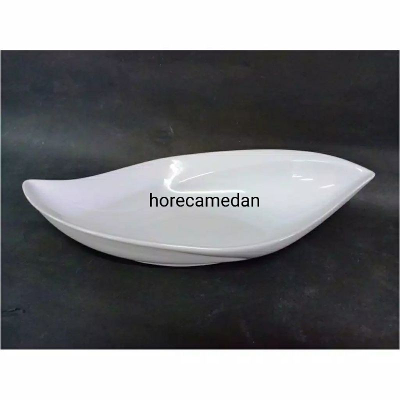 Piring daun keramik / piring saji keramik motif daun mangkok mangkuk