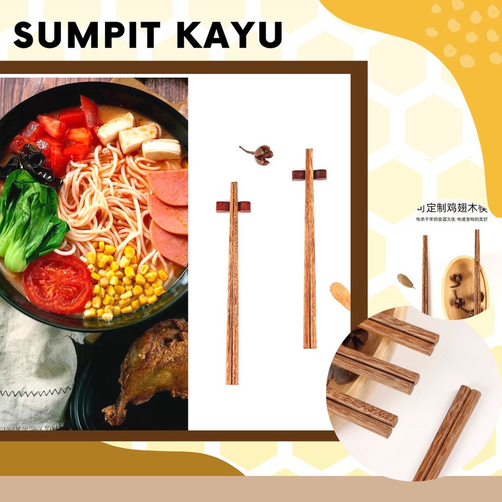 Sumpit Kayu Jepang Chopstick Dapur