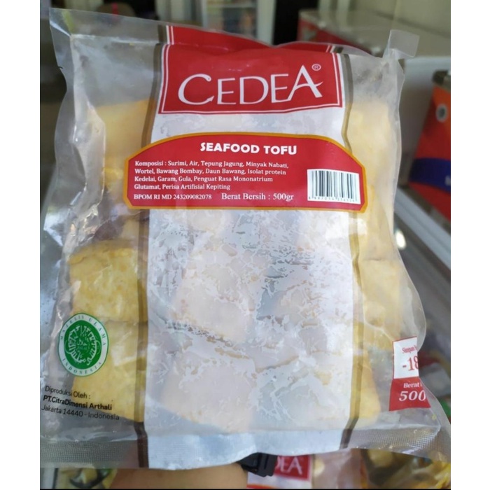 

Cedea Seafood Tofu Kemasan 500gram